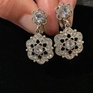 Victorian Design Clip Earrings